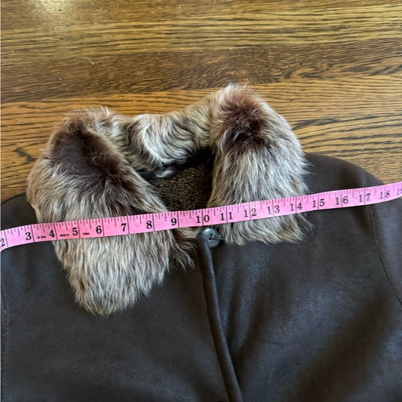 Siennastudio brown shearling jacket - Picture 13 of 13